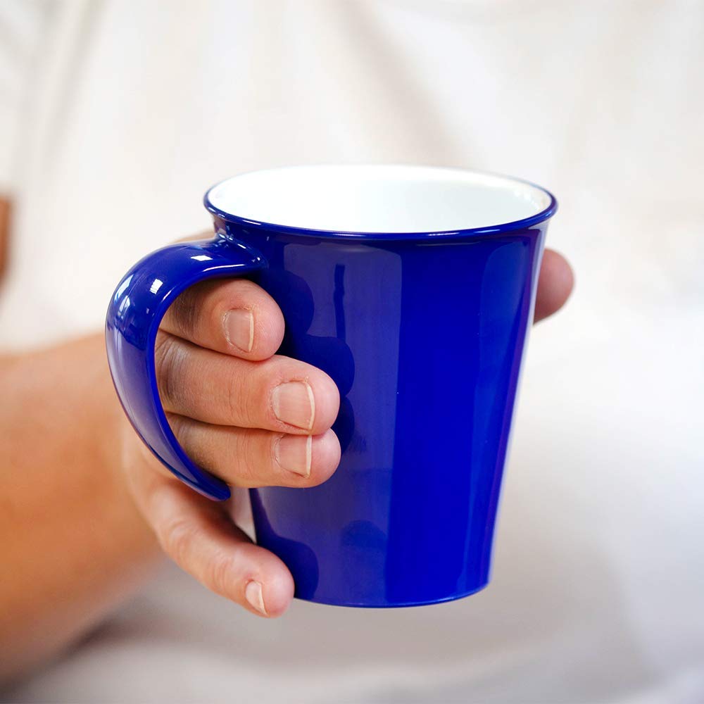 Tasse à café Culinar avec une grande anse ouverte en SAN 1201 350 ml - sage/blanc -- M1201-47